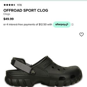 Off road sport clog crocs